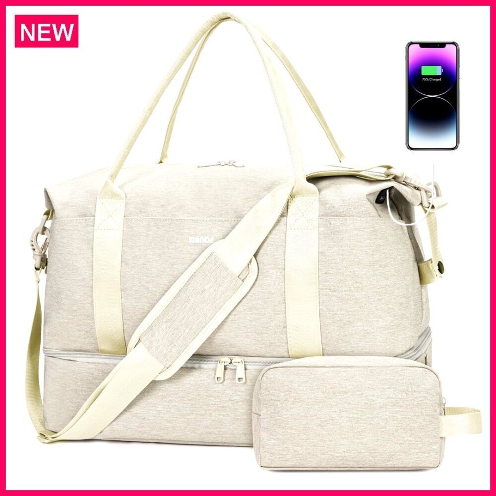 Spirit Airlines Personal Item Bag Underseat Carry On with Wet Pocket USB Port